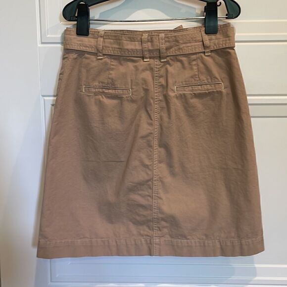 J. Crew Button Front Mini Skirt - Picture 2 of 6